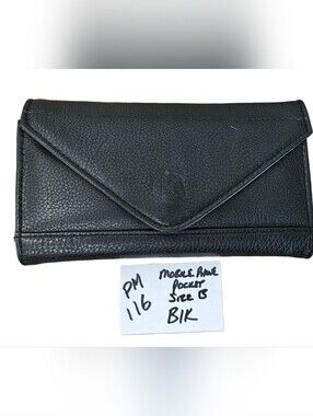 KL Select Leather Mobile Phone Pocket Size "B"  7" X 3.5" Black